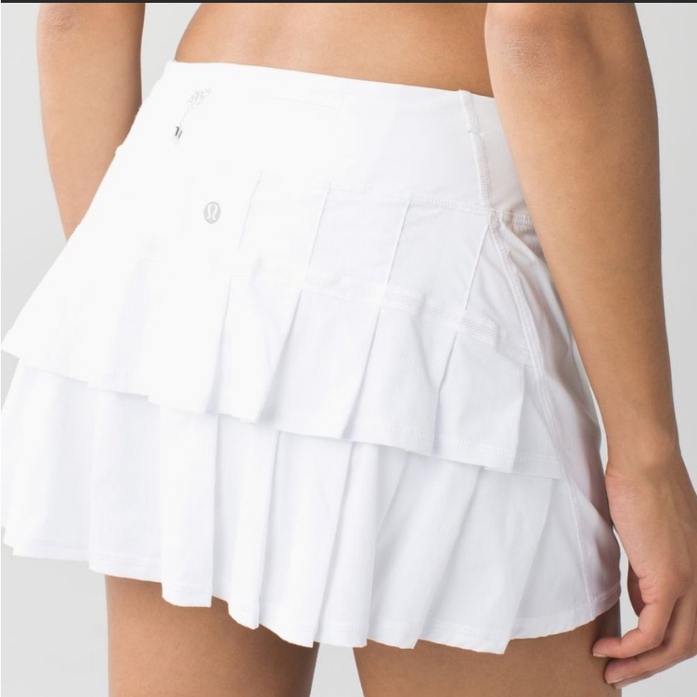 Lululemon White Tennis Skirt